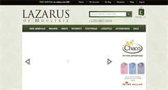 Desktop Screenshot of lazarusofmoultrie.com